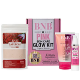 BNB Pink Glow Kit ( Toneup Facewash - 120ml + Saffron Mask - 120gm + Pink Glow Sunscreen Spf 60 - 50gm)